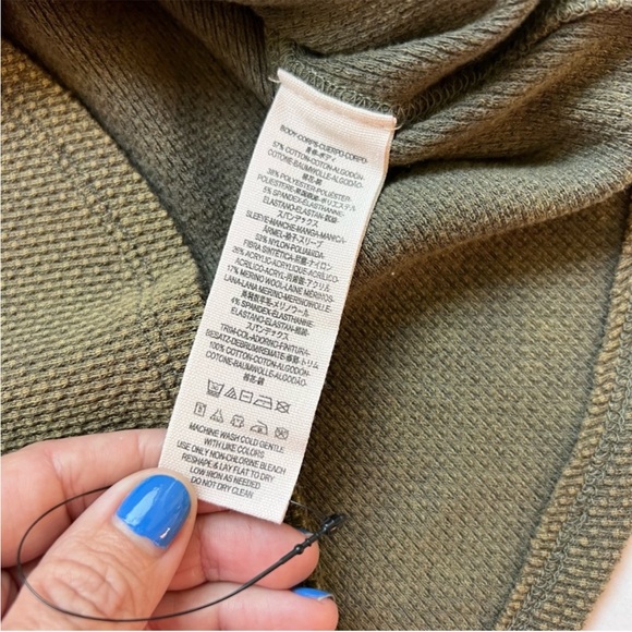 Free People Tops Art School Thermal Shirt Boho Medium we the free - Picture 5 of 5